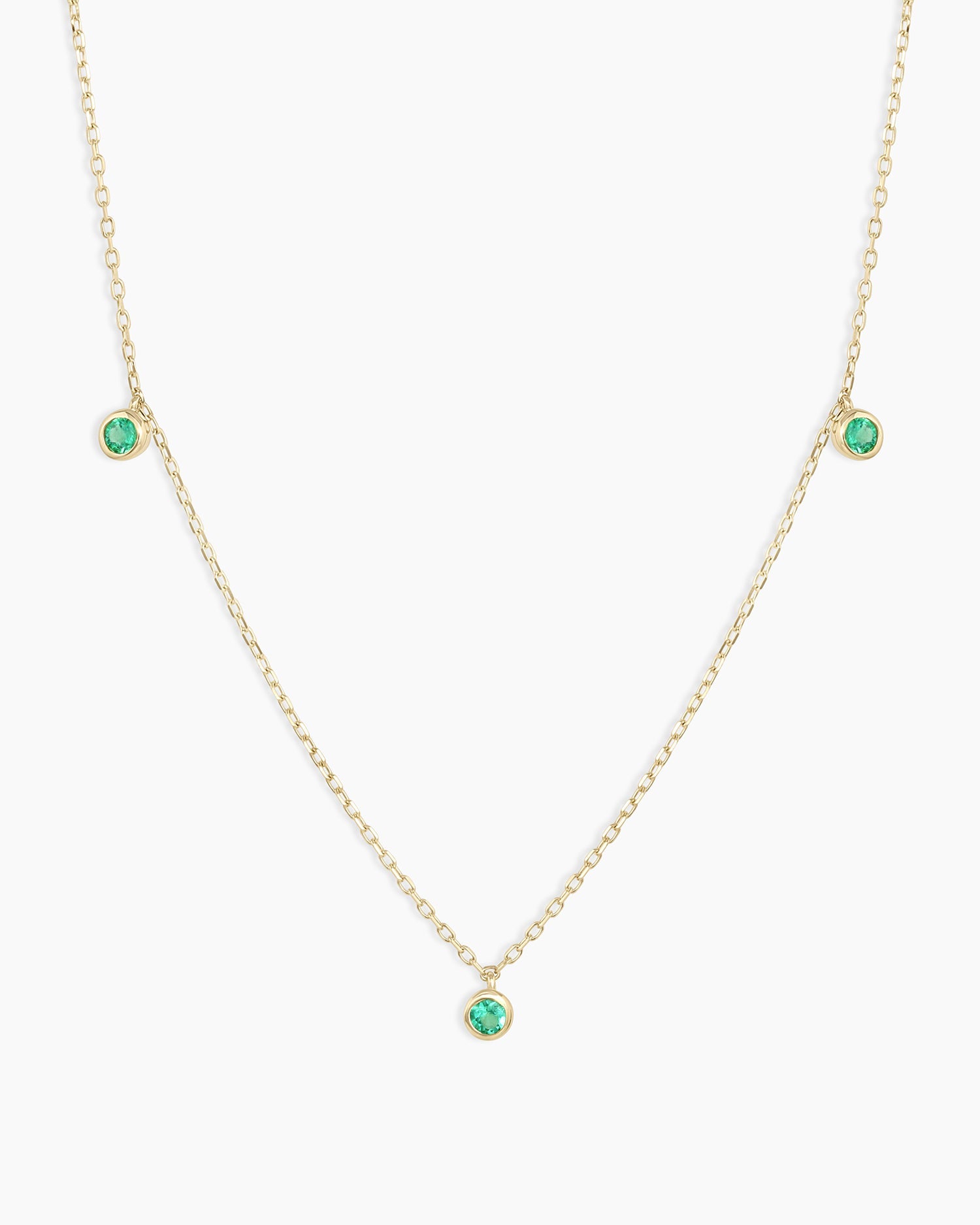 Classic Emerald Trio Necklace – gorjana